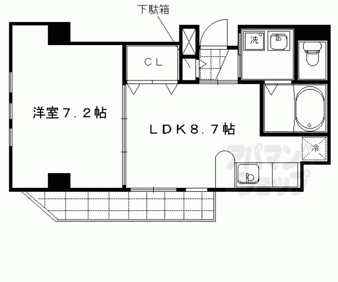 【フェリーク西陣】間取