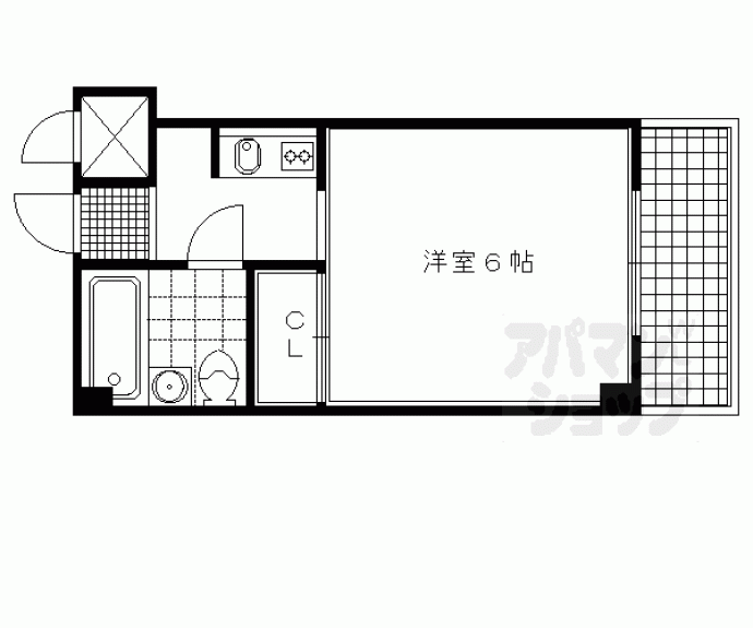 【メゾン・ド・新町】間取