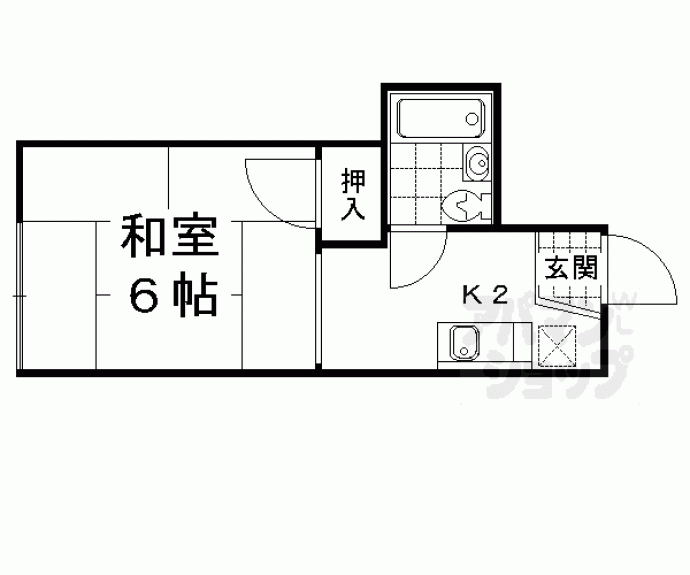 【第二舟岡山荘】間取