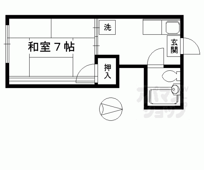 【第二舟岡山荘】間取