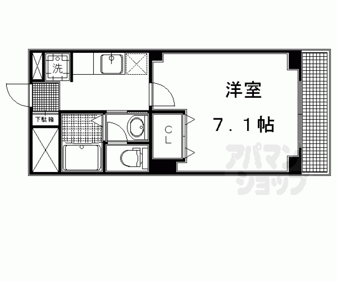 【ロイヤルプラザ堀川】間取