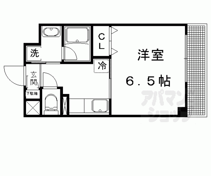 【京都紙屋川Ｍ】間取