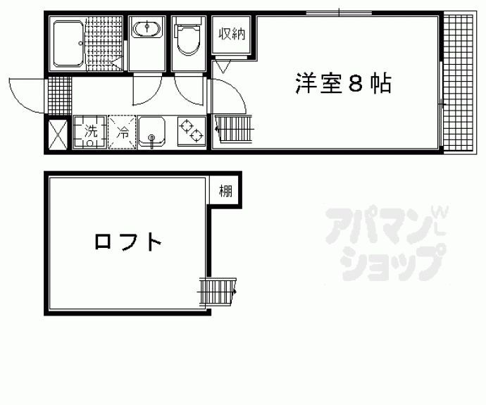 【ロフティ芦山寺】間取