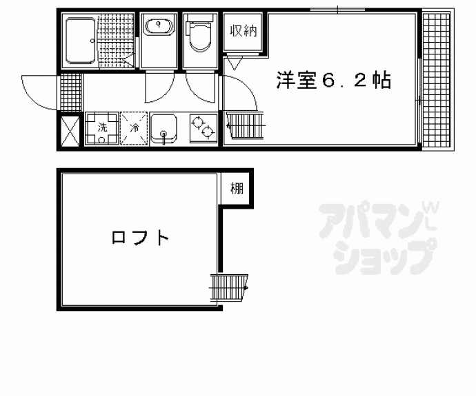 【ロフティ芦山寺】間取