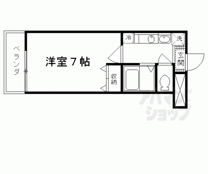 【ＧＡＲＮＥＴ一条庵】間取