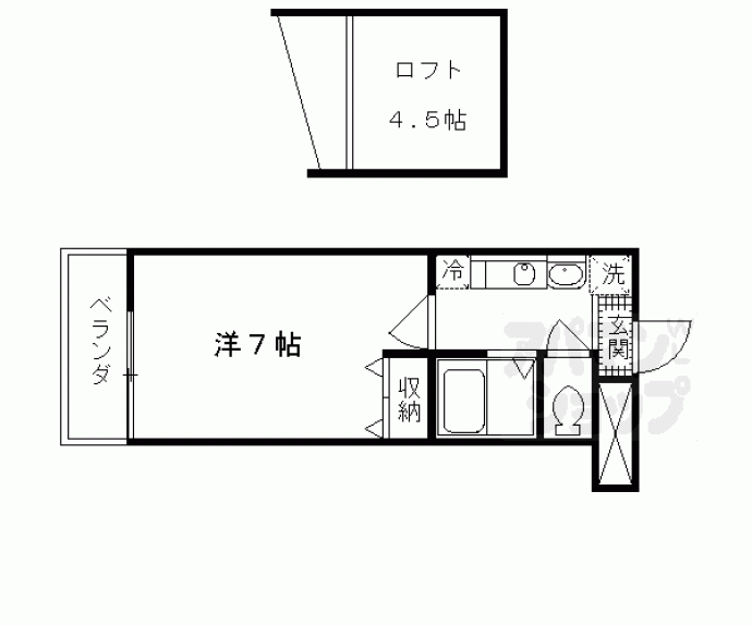 【ＧＡＲＮＥＴ一条庵】間取