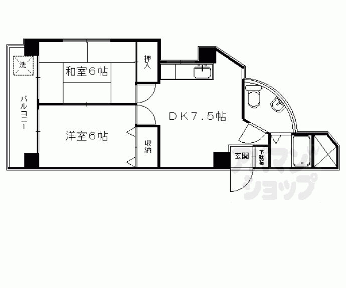 【蔭山ビル】間取