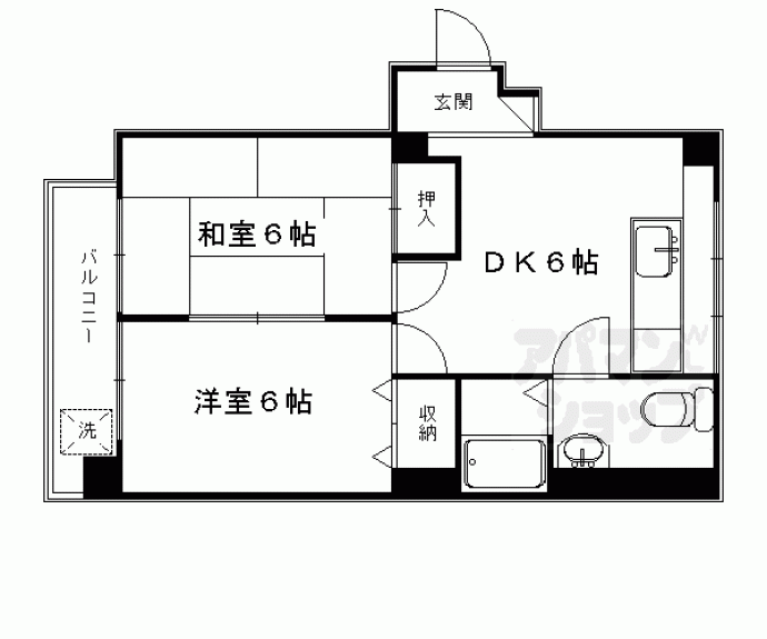 【蔭山ビル】間取