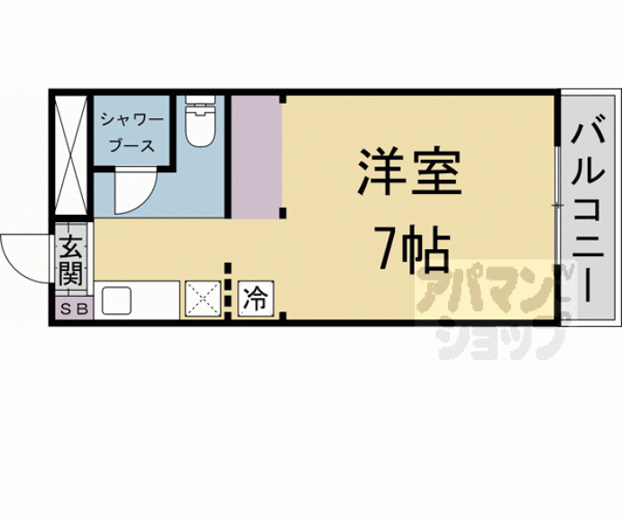 【Ｂｅｓｐｏｋｅ　Ａｐａｒｔｍｅｎｔｓ　ＫＹＯＴＯ　ＴＡＩＳＨＯＧＵＮ】間取