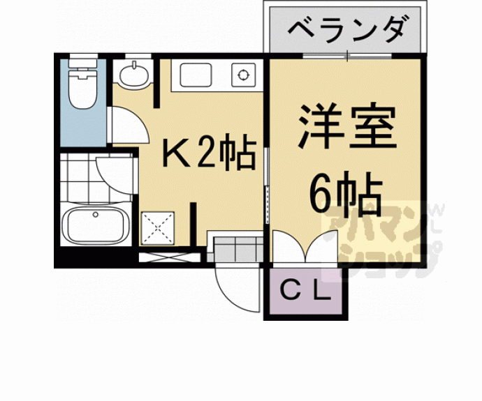 【ルアナ北大路下鴨】間取