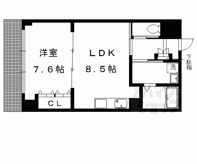 【モンテソーレ下鴨】間取