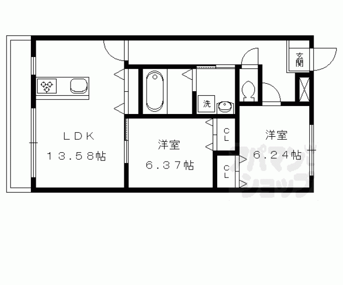 【北山モノムジカ】間取