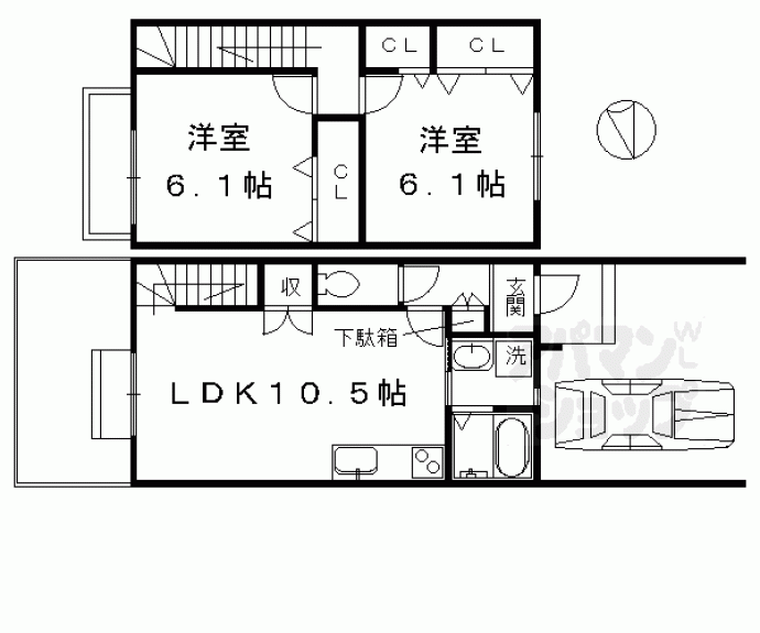 【ラ・メゾン和ｏｎ】間取