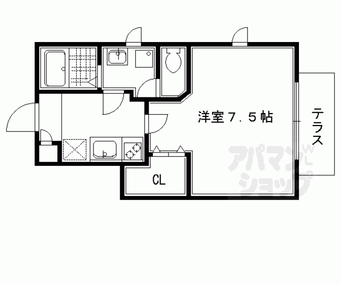 【Ａｂｉｅｓ下鴨】間取