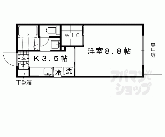 【プロプル北白川】間取