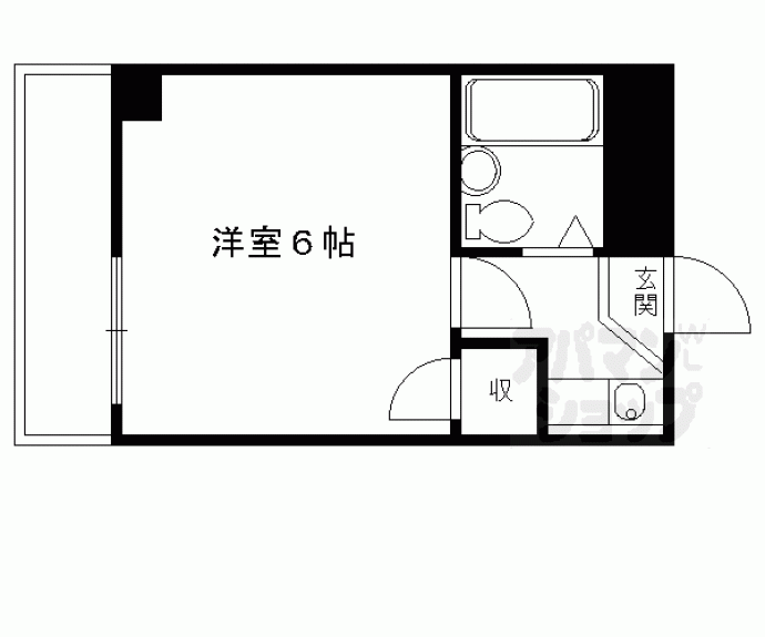 【シャルマンフジ伏見壱番館】間取