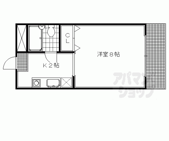 【ハイツ北泉】間取