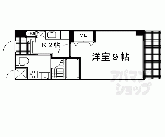 【ヴィヴィ一乗寺】間取