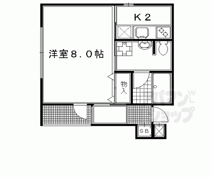 【カーサ神宮丸太町】間取