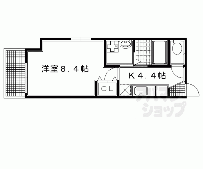 【Ｐｌａｉｓｉｒｓ京都銀閣寺】間取