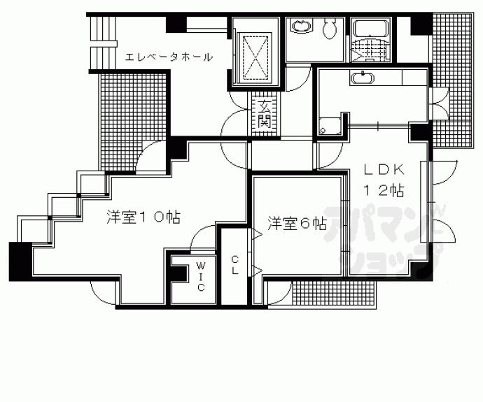 【ブレインズ一乗寺】間取