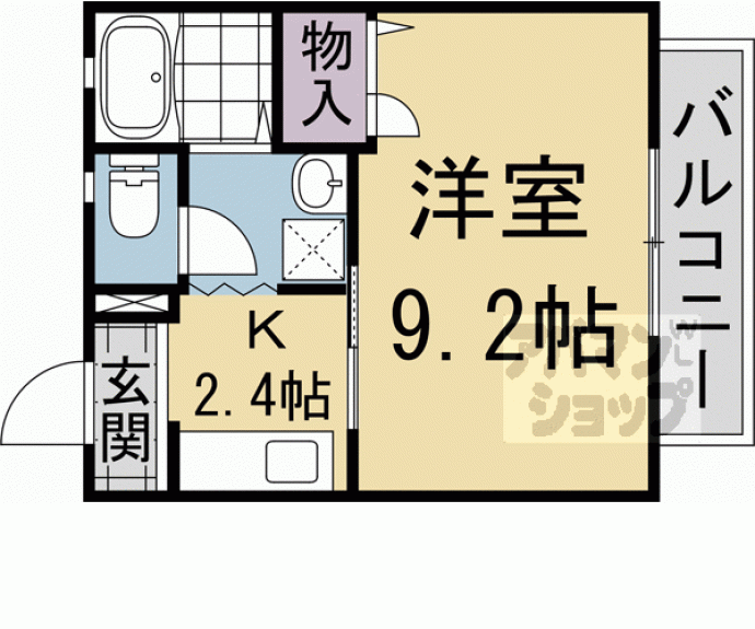 【パルティータ小倉町】間取