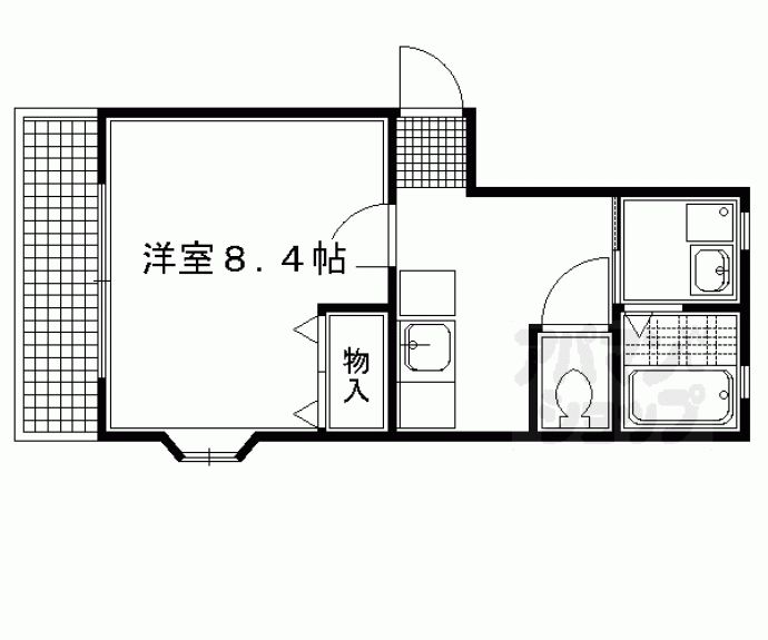 【マーブル北白川】間取