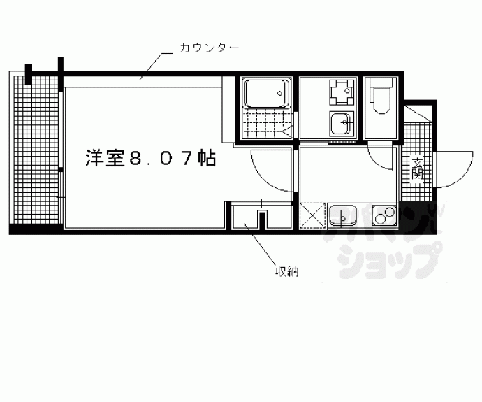 【プラネシア京阪出町柳】間取