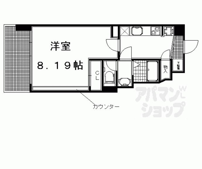 【プラネシア京阪出町柳】間取