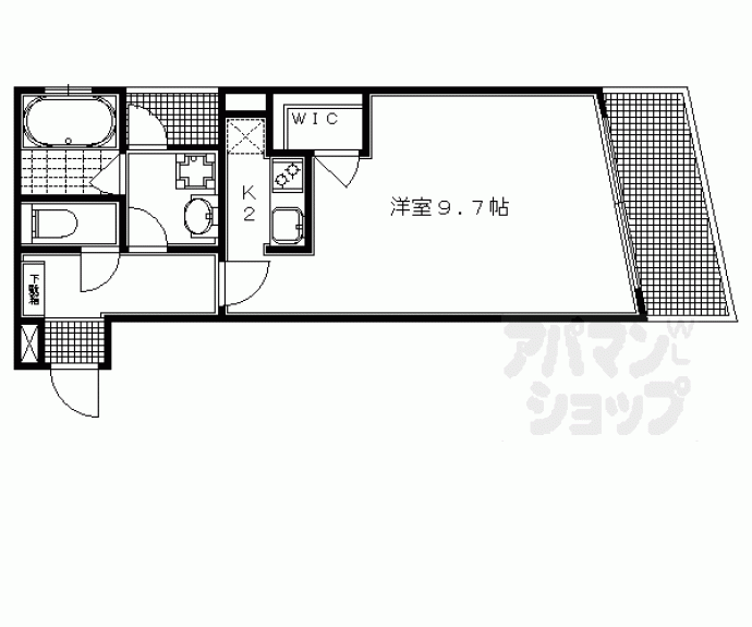 【ブランネージュ銀閣寺道】間取