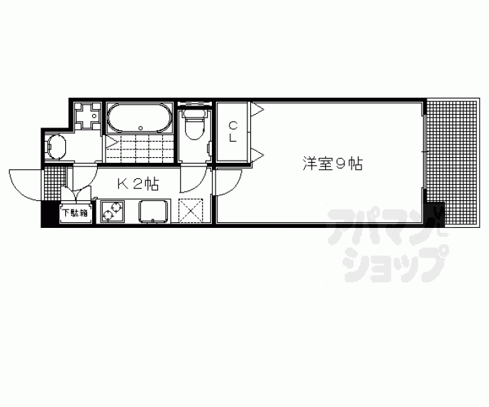 【ウィステリア四番館】間取