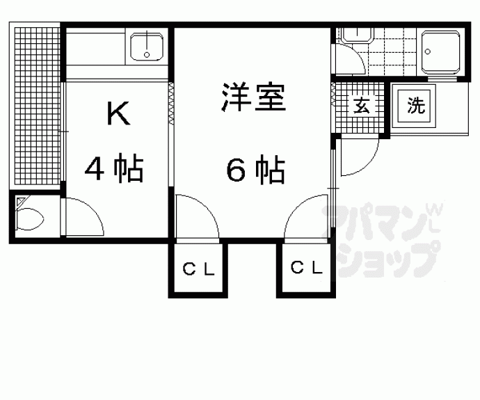 【ハイツタチバナ】間取