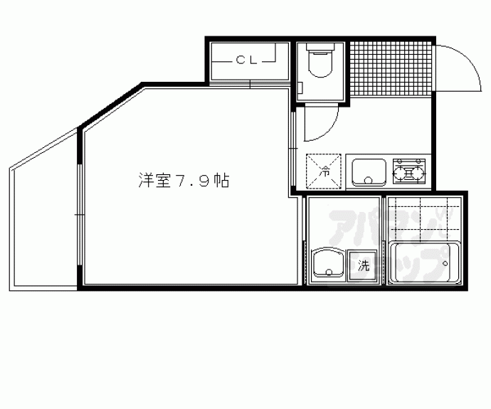 【イーストコート北白川】間取