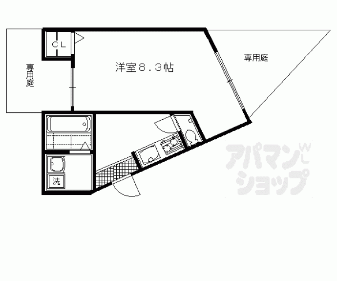 【イーストコート北白川】間取