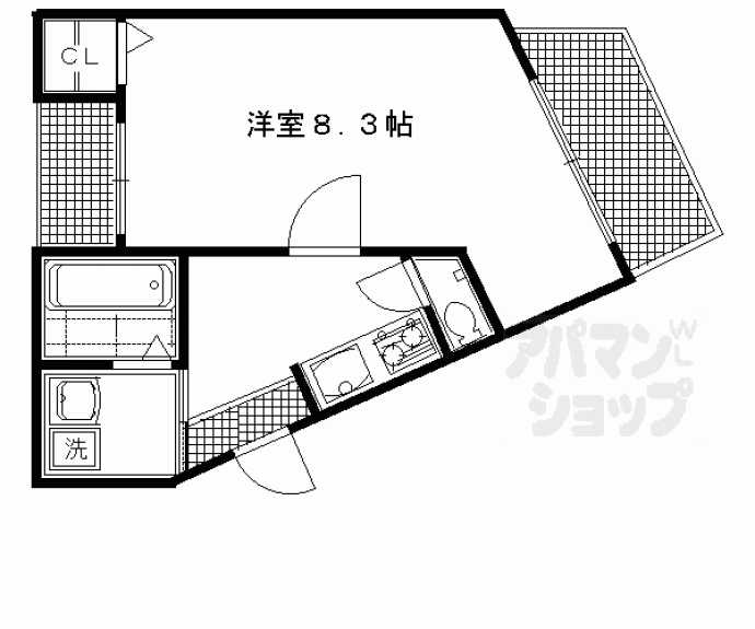 【イーストコート北白川】間取