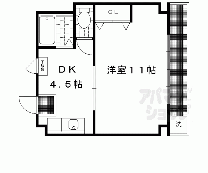 【コーポ大鷺】間取