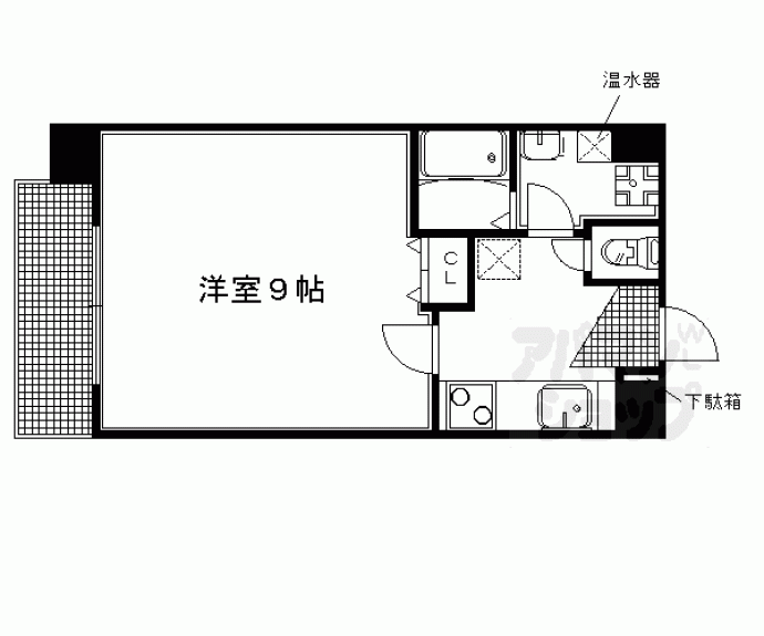 【ハウスセゾン京大北】間取