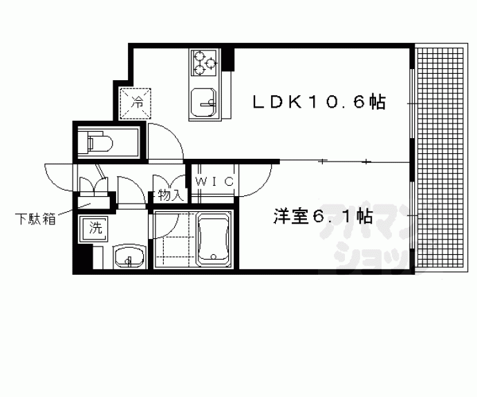 【プレサンス京大前】間取