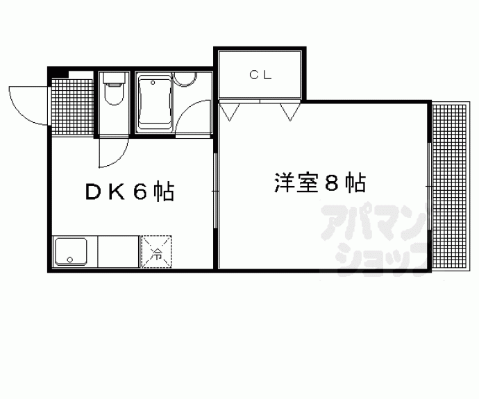 【サンロイヤル高野】間取