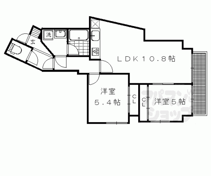 【ウェーブ】間取