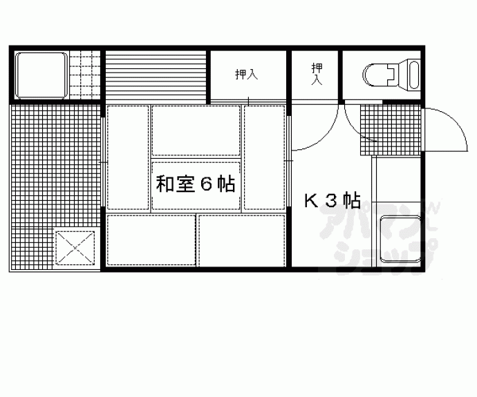 【西野荘】間取