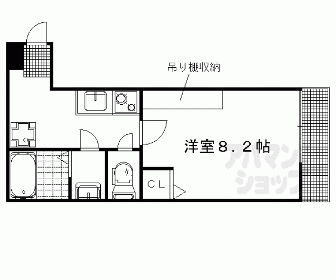 【フラッティワレア】間取