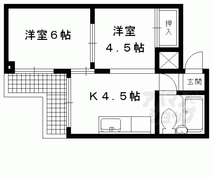 【もとしろマンション】間取