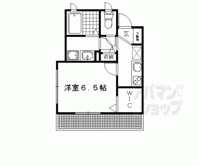 【オヴィーレ北白川】間取