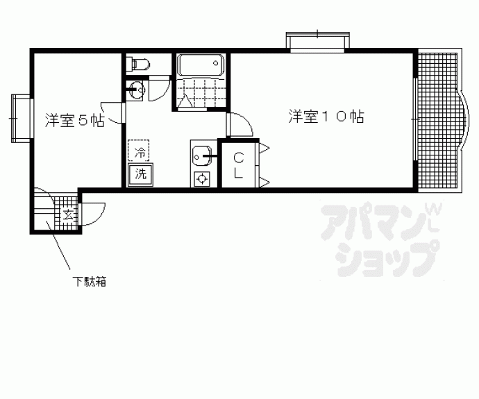 【カーサ・ド・マニセス】間取