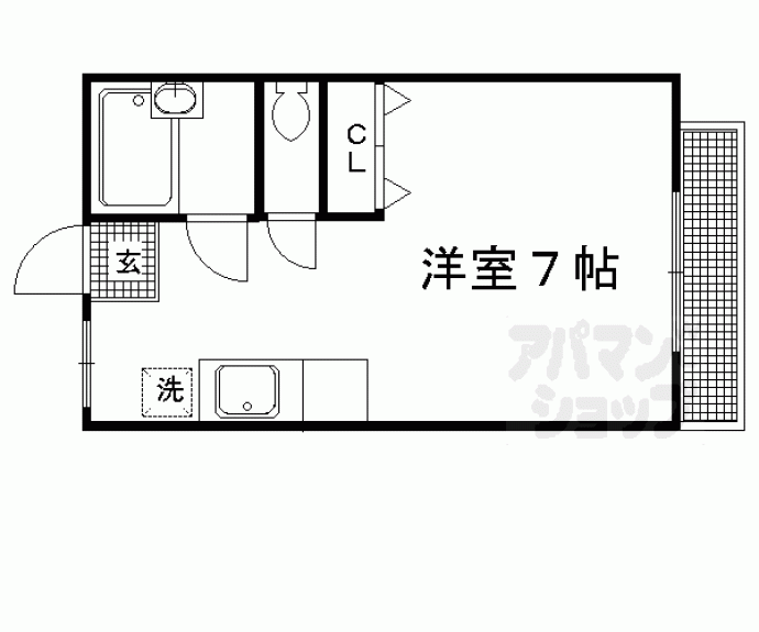 【ホワイトキャンパス北白川】間取