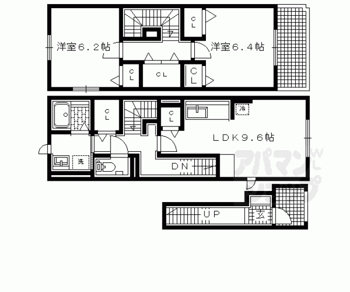 【ＣＡＳＡ　ＭＩＡⅡ】間取