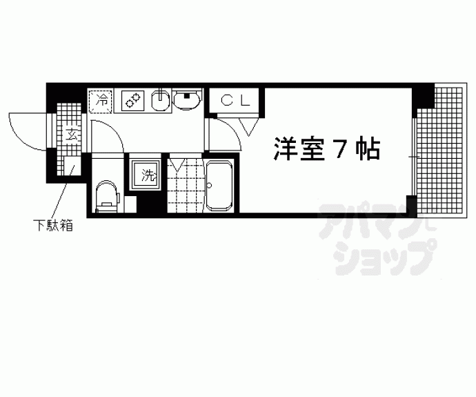 【プレミアムステージ京大前】間取