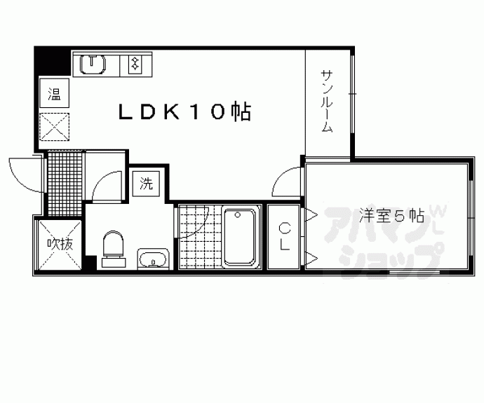 【アクエルド御所北】間取