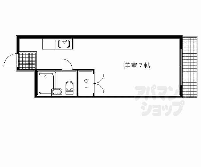 【カーサ御所西】間取